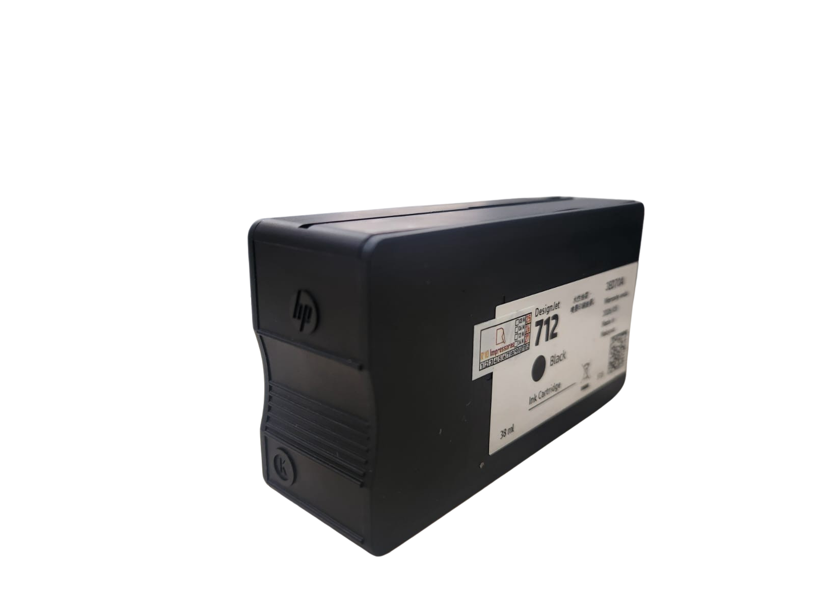 Cartucho de Tinta Plotter 3ED70A HP712 Preto