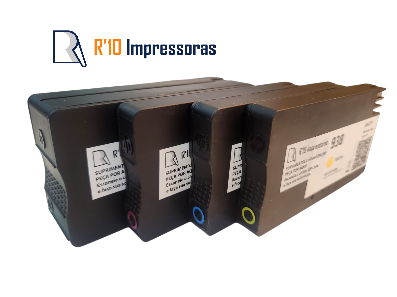 Kit 4 Cartucho de Tinta HP para HP938