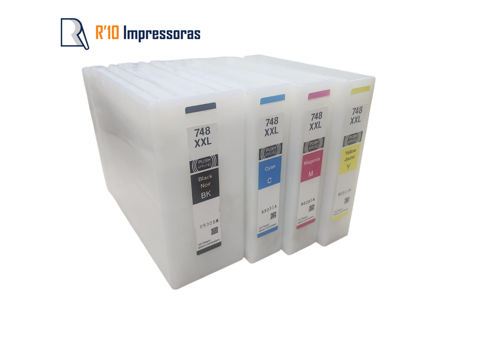Kit 4 Cartuchos compativel 748xxl CMYK
